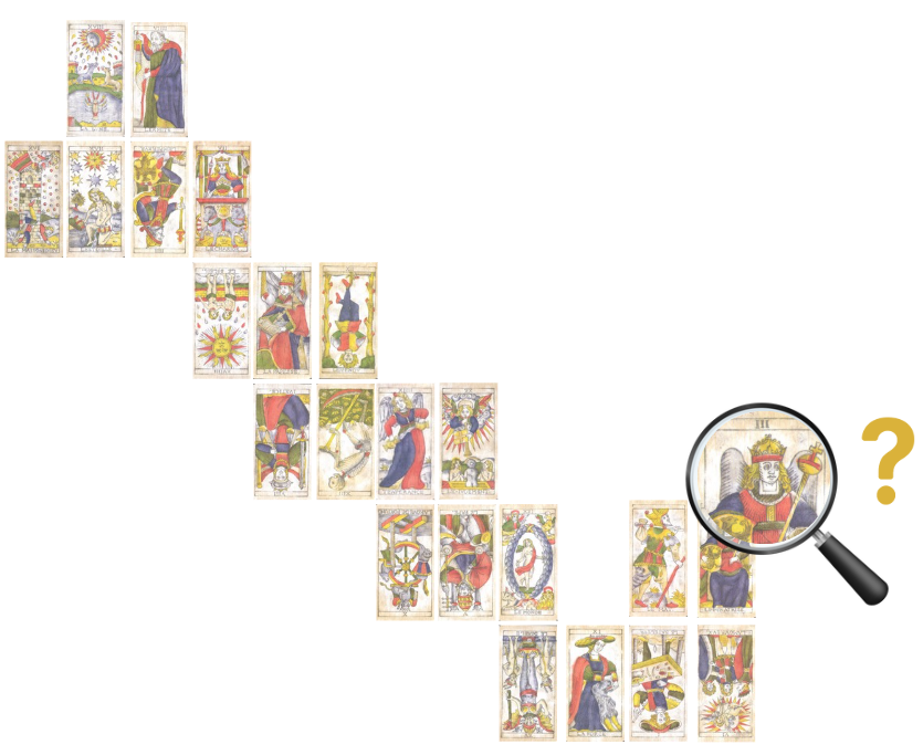 Stesura a spirale con lente d'ingrandimento — mandala sospeso